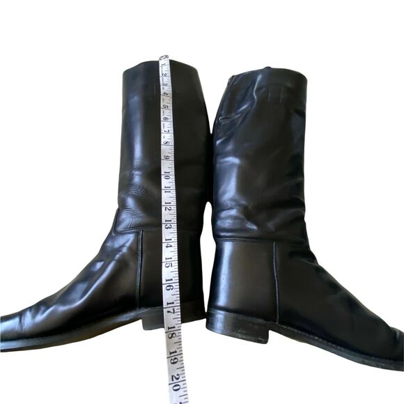 Marlborough Riding Boots Women's US SZ 8.5 UK size 7.5 Black Leather Knee High - Picture 12 of 12